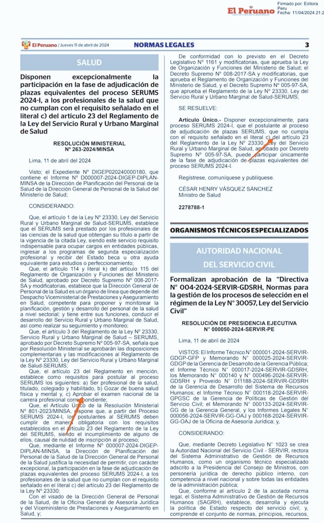 Este cuadro podría ayudar a entender las motivaciones de la decisión del ministro César Vásquez. Una de las universidades de más bajo rendimiento en el examen de medicina es la UCV, de propiedad de César Acuña. Acuña preside el partido APP del cual Vásquez es miembro. @Minsa_Peru