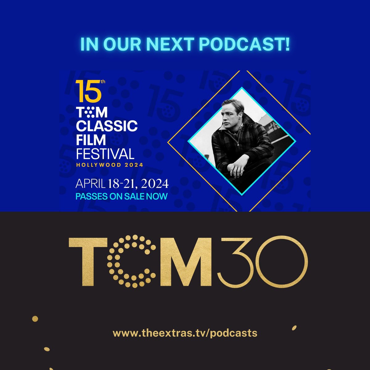 COMING SOON!  Scott McGee returns to discuss TCM's 30th Anniversary and to preview the 15th #TCM Classic Film Festival.
#TCMFF  #classichollywood #TCMParty