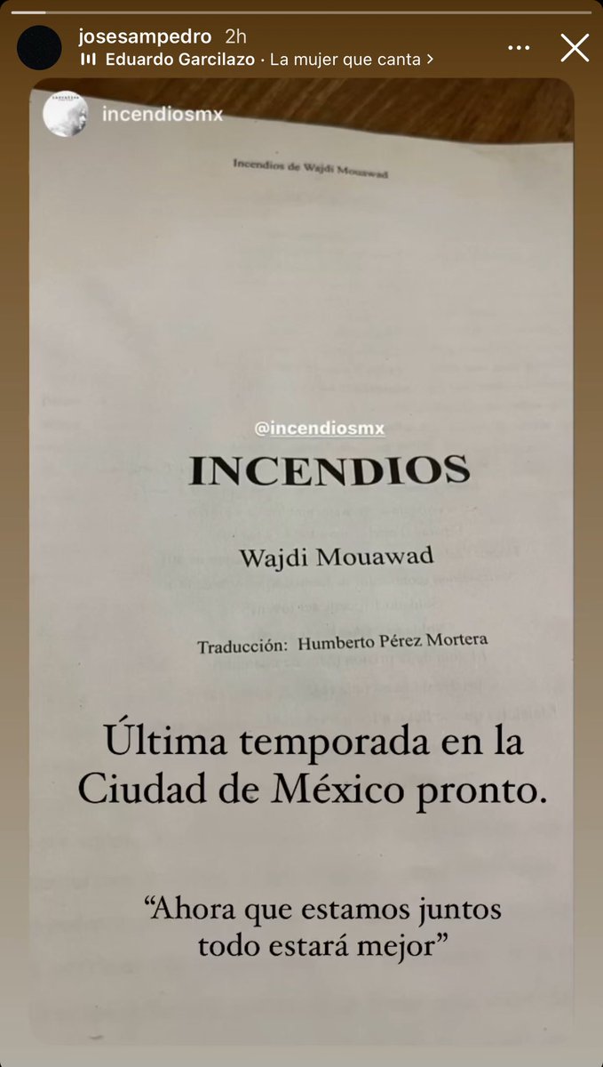 Hiperventilando de emoción. José Sampedro acaba de adelantar en redes que viene nueva y última temporada de #Incendios!!!