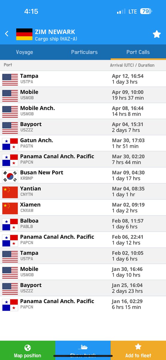 FlconEYES's tweet photo. ZIM NEWARK 9290555
#TAMPA departed 
#AIS #Maritime #vessel #ContainerShip #12Apr https://t.co/tOt831D1ed