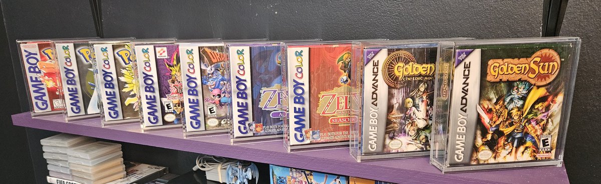 The CIB collection is finally worth sharing. There are 3 more games I want to add (not Pokémon, those prices are insane) but I guess we will see what happens! I have to actually rethink my display space. 🤔