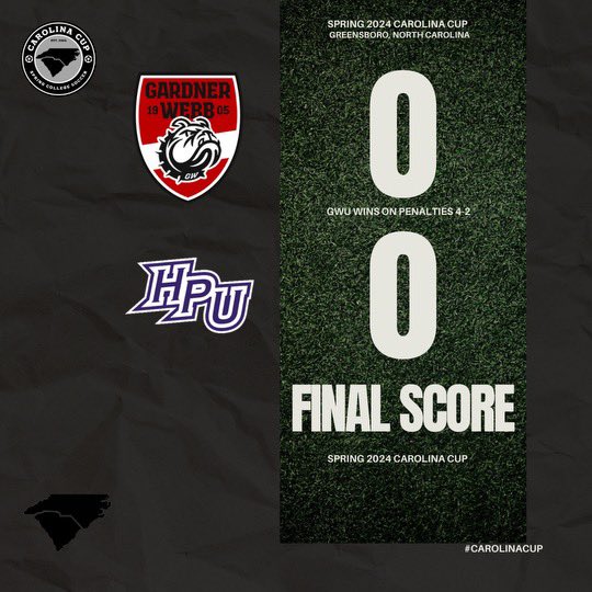 Congrats to the Runnin’ Bulldogs who win in penalties, claiming first place in the #CarolinaCup.