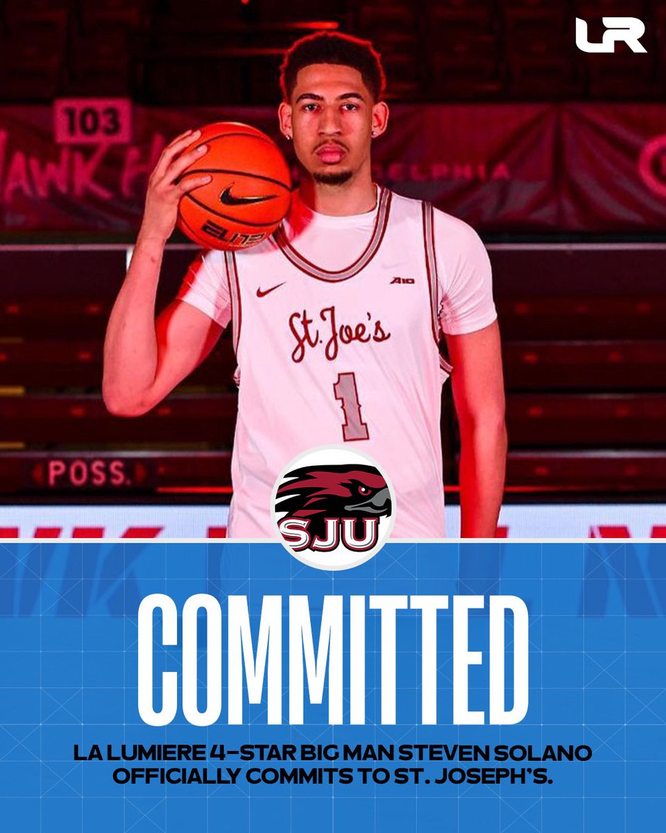 Congrats to La Lumiere ⭐️ Steven Solano on his commitment to St. Joseph’s 🔥 <a href="/stevensolano34/">Steven Solano</a>