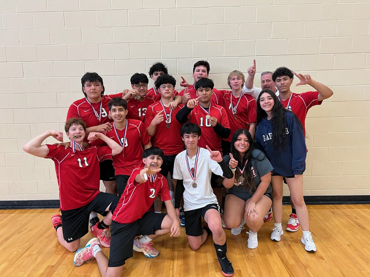 Boys Volleyball:
Congratulations to the Frosh/Soph winning the Libertyville Fr/So Invite! We are proud of you all!  You are Champions!! Go, Mustangs!
