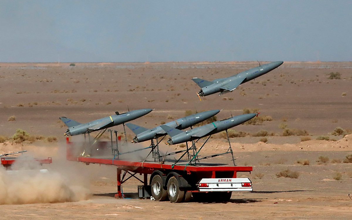 theGeopost's tweet photo. #Iran has launched drones toward #Israel, according to an Israel Defense Forces spokesperson.

 #Jordan has closed its airspace

@CNN https://t.co/lkQkGRmXhk