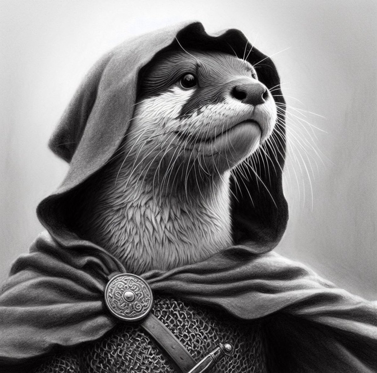 ilusqui's tweet photo. *Sir Ozias* - new addition to the Otterstone Prophecy series. Sir Odell joins Lady Rose on her quest 🦦 🦦 

Sir Ozias (left)
Lady rose (right) https://t.co/FQekxHcnPA