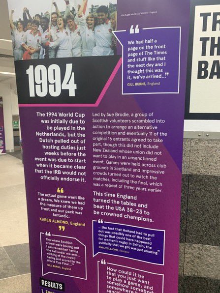 When the 1994 Womens Rugby World Cup was cancelled by the IRB 90 days before it was due to start, two of Scotland’s rookie team decided to stage it themselves in Edinburgh. Their remarkable, uplifting story has been made into a stage play #90Days and it’s BRILLIANT. 🏉 💪