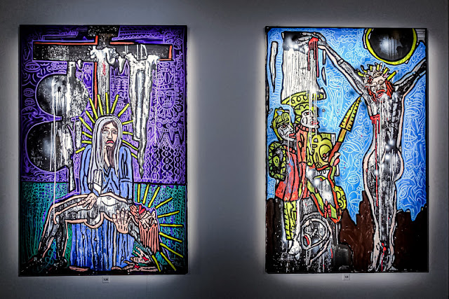 parisladouce's tweet photo. Expo Ailleurs : Le Chemin de Croix. Ladislas Kijno et Robert Combas - Espace Culturel Chapelle Saint Pry - Béthune - Jusqu'au 4 août 2024
https://t.co/imbMFMJY5M
#ailleurs #bethune #ladislaskijno #robertcombas #expo #exposition @annesamsoncom https://t.co/bPSP7zbKxc