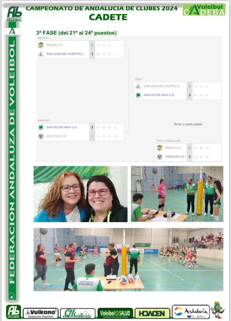 🟢 BOLETÍN 8 🟢 
🟢 CADEBA CADETE FEMENINO 2024 🟢

🏐 Campeonato de Andalucía de Clubes Cadete Femenino 2024 🏐 

<a href="/DeporteAND/">Andalucía es Deporte</a> 
<a href="/SuperVoleySpain/">SuperVoley Spain</a>
<a href="/TodovoleySpain/">Todovoley</a>