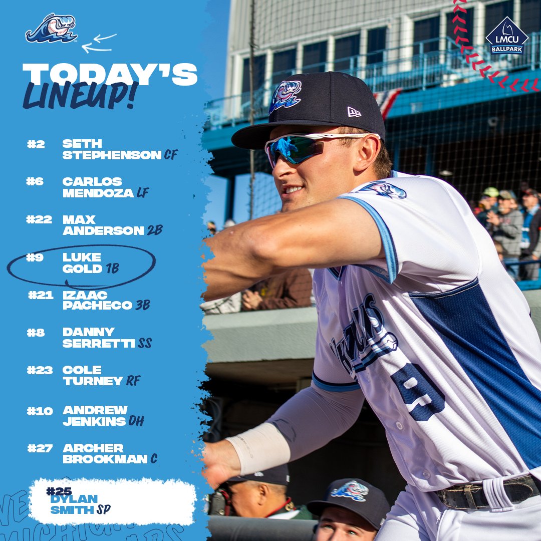 Game 2 is on its way, and we're looking to split this doubleheader 🌊⚾️ ⏰: 4:35pm 🏟: LMCU Ballpark 📺: MiLB.tv 📻: 106.1FM @TheTicketMI 🎙: @ThatDanHasty and @SutherlinJoey