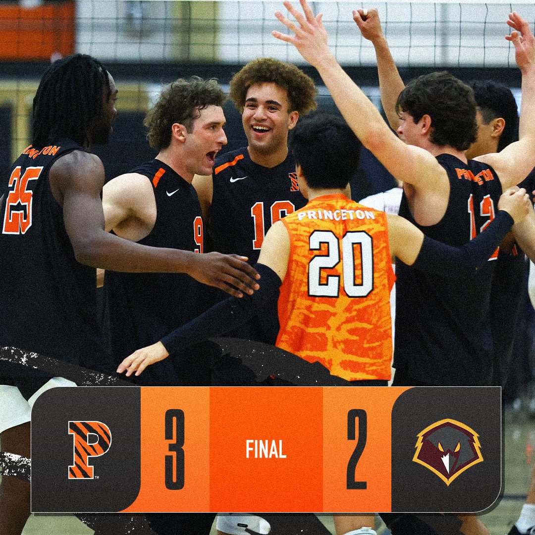 Ending the regular season with a win! Stayed tough and determined the whole match 💪 #PrincetonVolley