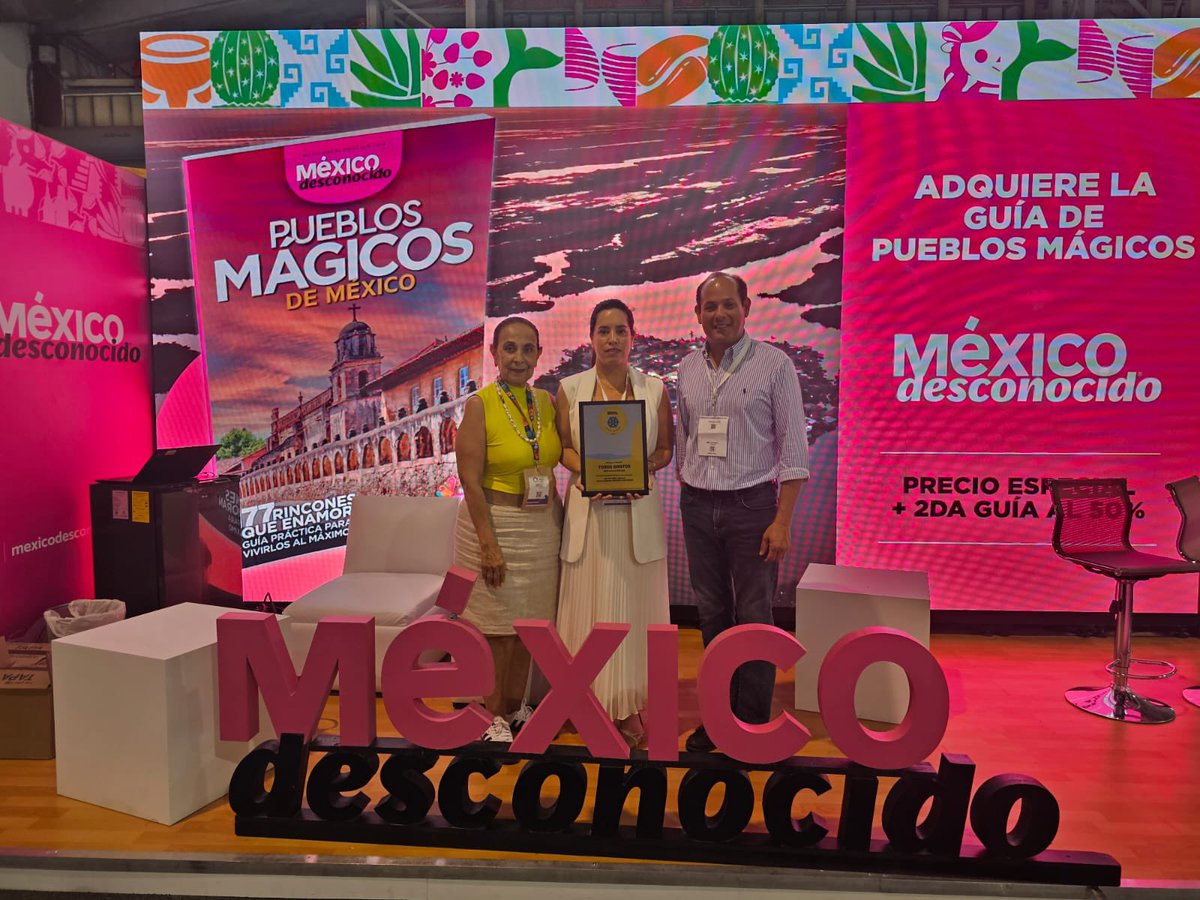 #TianguisTurístico2024 | El Pueblo Mágico de #TodosSantos, fue reconocido por parte de México Desconocido, como finalista de los premios “Lo mejor de México”, en la categoría “Mejor Pueblo Mágico para celebrar una boda inolvidable”. ¡Muchas felicidades!