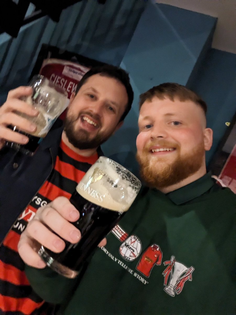 Wrexhamchay's tweet photo. It doesn't get better than this promotion party with my brother @BLong1864 https://t.co/l1VahH2e9T