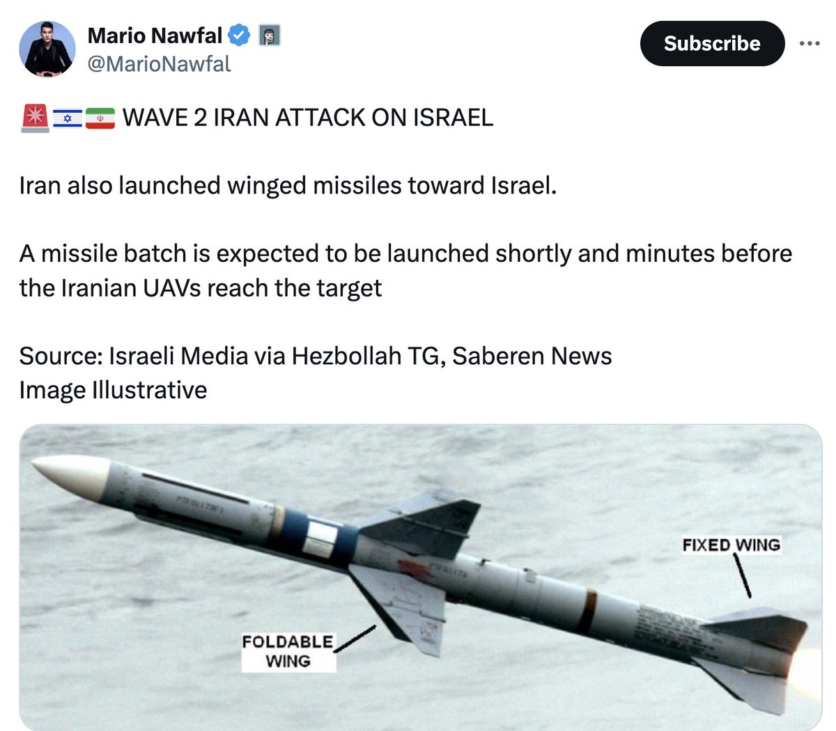 dangambardello's tweet photo. The black swan of 2024 has begun.

Praying for Israel. https://t.co/lBGDPjOUBQ
