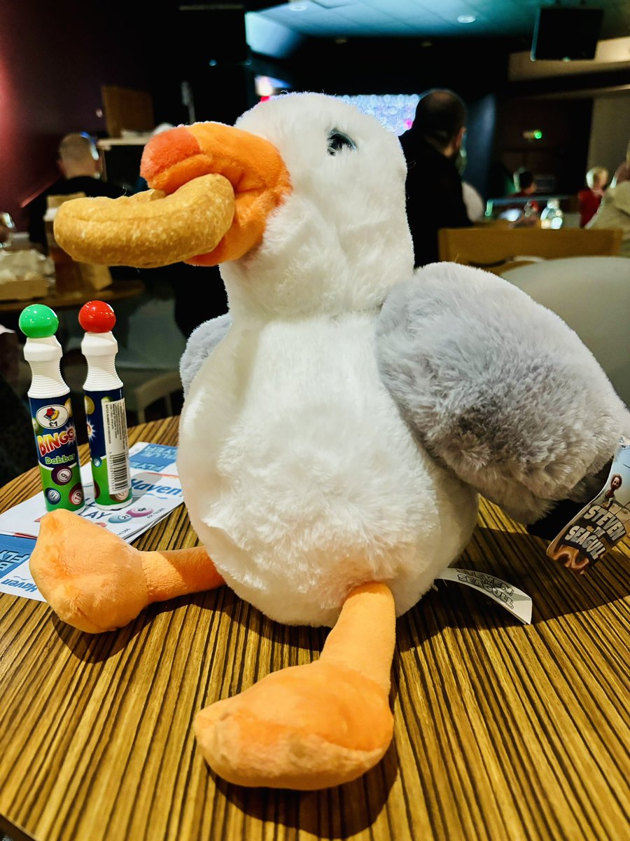 Eyes down with Steven the Seagull tonight thanks to Stan - God knows how much he has cost us 😆 

#EasterHolidays #EasterFamilyFun #AndRelax #Wales #Prestatyn #Haven