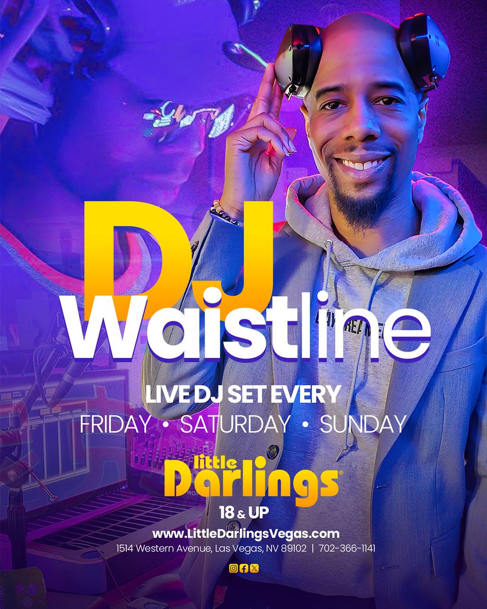 😍😍😍 Sultry Saturday vibes at Little Darlings Las Vegas! @djwaistline spins your favorite tunes as our beauties grace the stage! Book a VIP Pass > littledarlingsvegas.com . . . #LittleDarlingsLV ​#WorldFamous #Entertainers #Saturday #Weekend