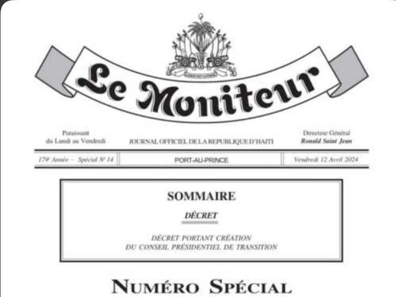 Marclecougar's tweet photo. @Papouch24 

Le Conseil Présidentiel, une institution piégée dès sa création. https://t.co/YH85iDGvVz