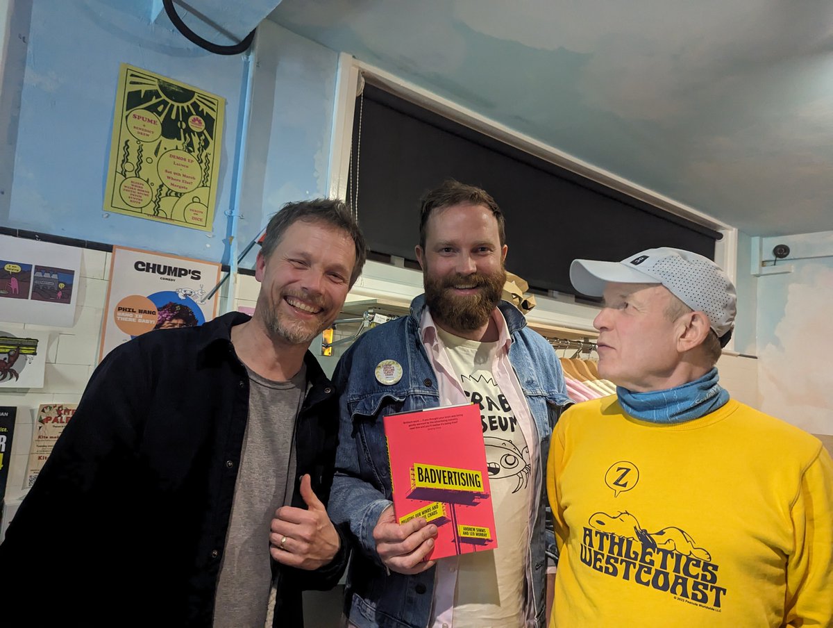 robyatestweets's tweet photo. Engaging talk on the #BrainPollution caused by fossil fuel advertising, and the parallels to the ban on smoking, by the brilliant @crisortunity and @AndrewSimms_uk
Buy their book Badvertising! https://t.co/k3WF3GISB8