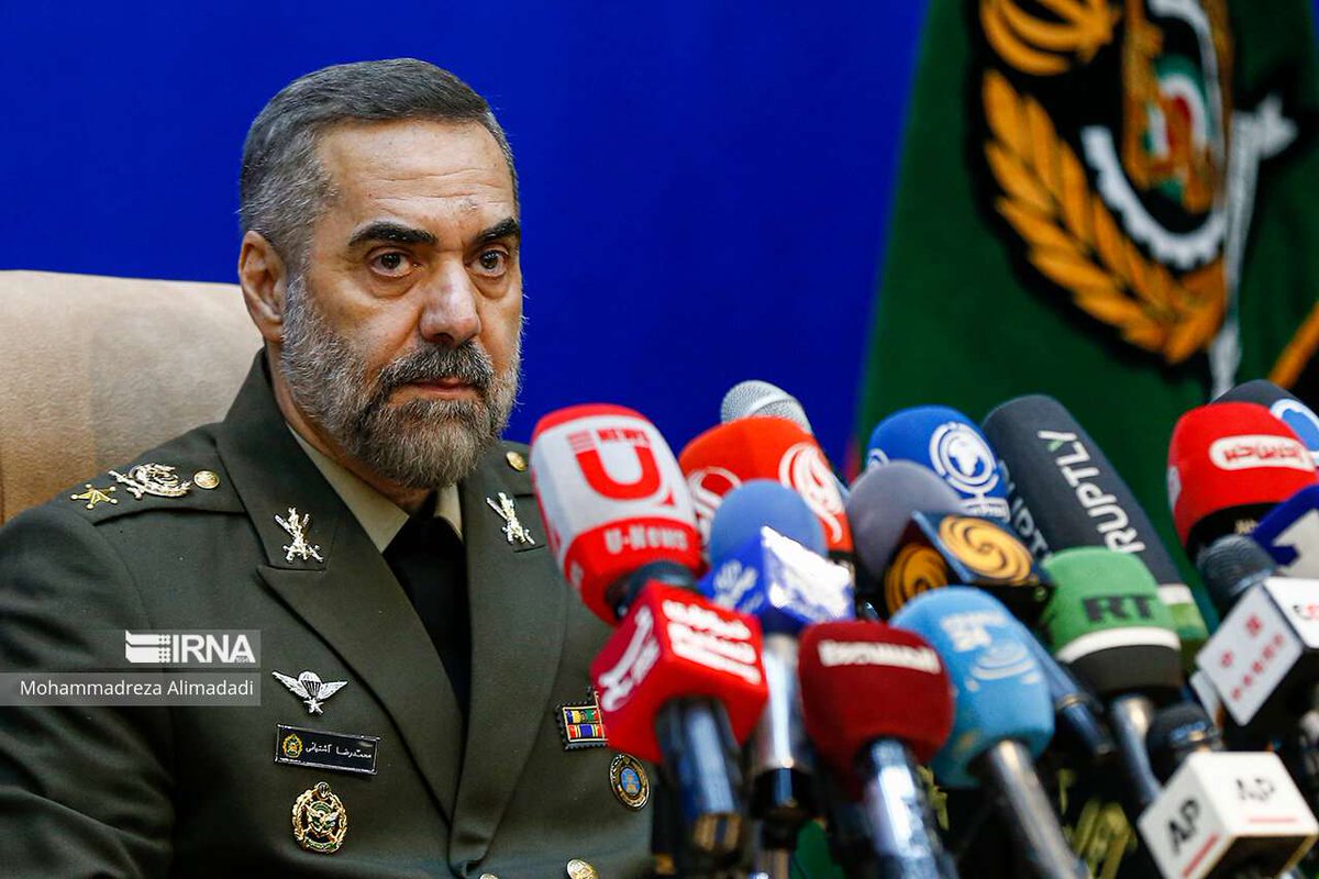 BREAKING: 🇮🇷🇮🇱 "Any country that opens its airspace or territory to Israel to attack Iran, will receive a strong response from us." - Iranian Defense Minister.