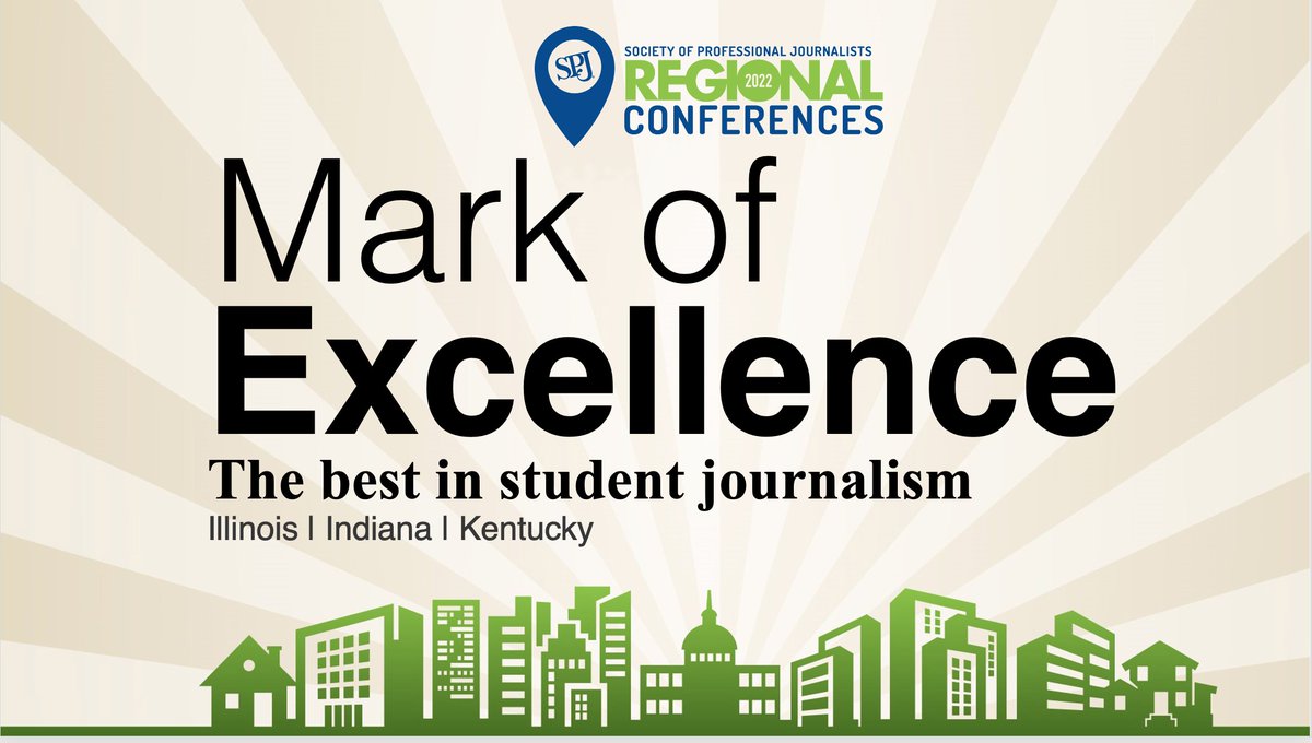 Congratulations to all the winners and finalists in this year's @spj_tweets Mark of Excellence Awards for Region 5! Winners will compete for national recognition. Thanks for all your contributions to college journalism.