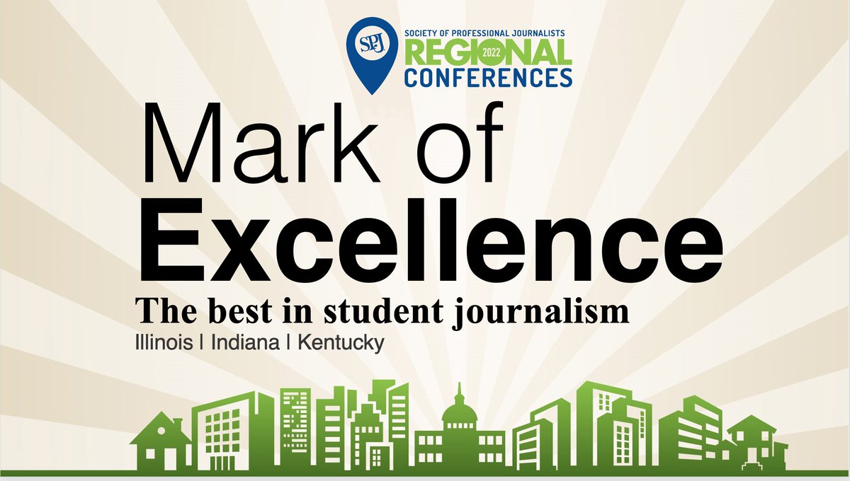 SPJ Region 5 (@spjregion5) on Twitter photo Congratulations to all the winners and finalists in this year's <a href="/spj_tweets/">Society of Professional Journalists</a> Mark of Excellence Awards for Region 5! Winners will compete for national recognition. Thanks for all your contributions to college journalism. Congratulations to all the winners and finalists in this year's <a href="/spj_tweets/">Society of Professional Journalists</a> Mark of Excellence Awards for Region 5! Winners will compete for national recognition. Thanks for all your contributions to college journalism.
