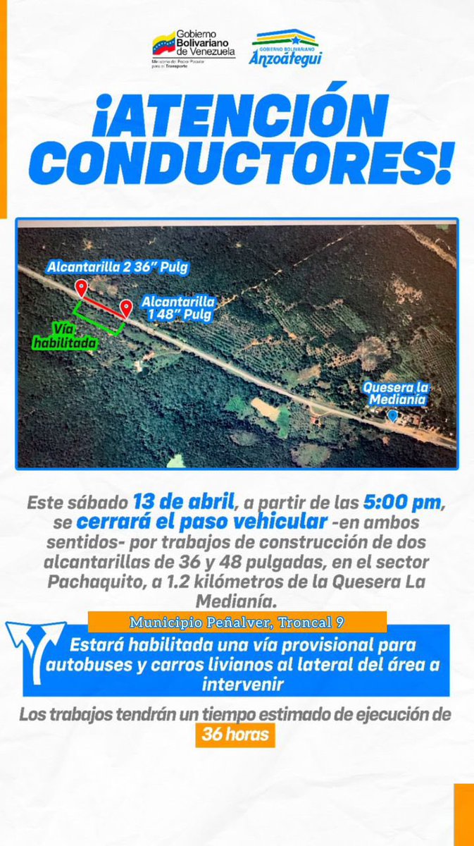 Katiuska Homsi (@kahomsi) on Twitter photo Precaución en la Troncal 9 Municipio Peñalver Sector Pachaquito 👇🏻 <a href="/luismarcanos/">Luis Marcano</a> <a href="/rvaraguayan/">Ramón Celestino Velásquez Araguayán</a> <a href="/TransporteGobVe/">Ministerio del Poder Popular para el Transporte</a> <a href="/COVINEAA/">COVINEA</a> Precaución en la Troncal 9 Municipio Peñalver Sector Pachaquito 👇🏻 <a href="/luismarcanos/">Luis Marcano</a> <a href="/rvaraguayan/">Ramón Celestino Velásquez Araguayán</a> <a href="/TransporteGobVe/">Ministerio del Poder Popular para el Transporte</a> <a href="/COVINEAA/">COVINEA</a>