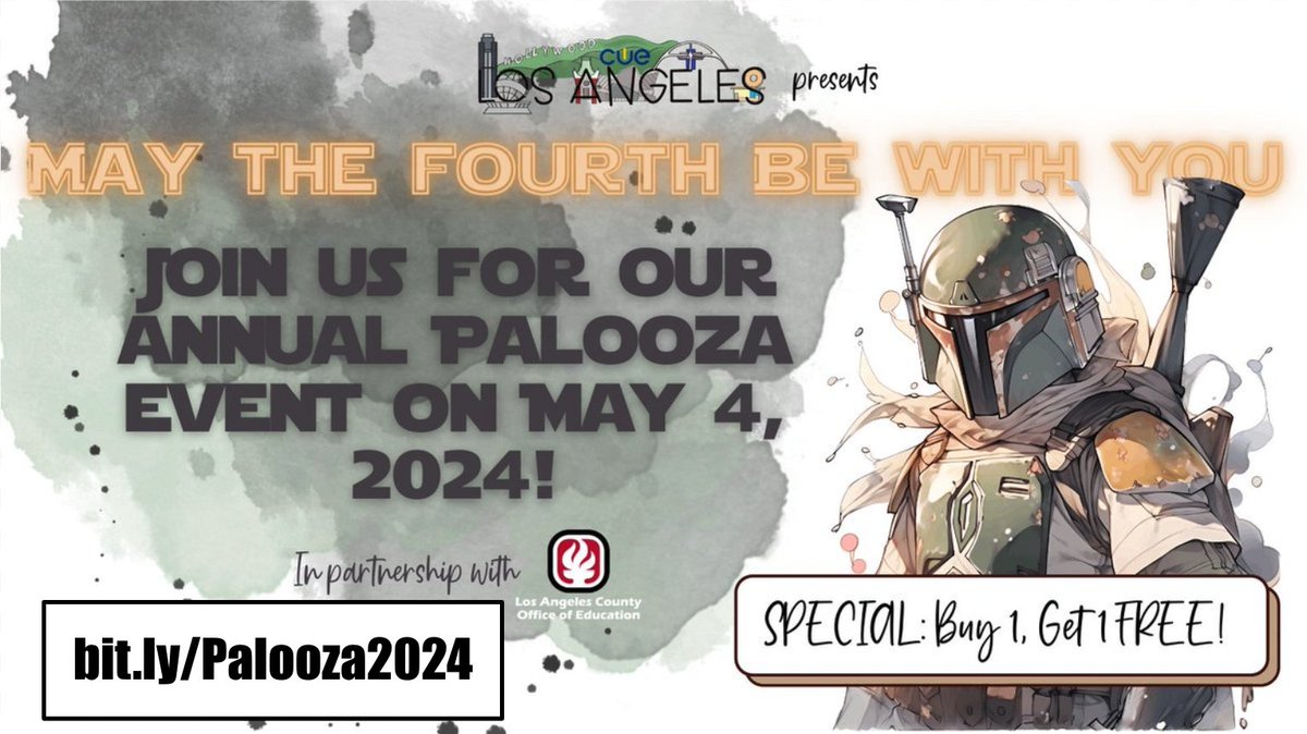 Hi #sgvcue members 👋 There are two great events happening on Sat, May 4th!! Come join @sgvcue for a #StarWars themed family BBQ or join our @cuelosangeles & @lacoe_ito friends for an amazing day of learning. Either way, May the 4th be with you!! #BetterTogether