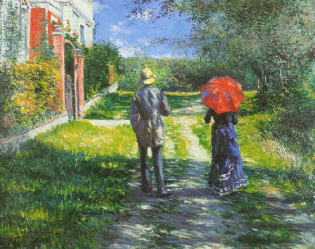 Gustave Caillebotte's colorful paintings