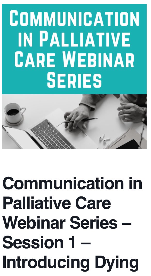 Our three part series on communication skills starts this Wednesday 17th April! For the first webinar, ‘Introducing Dying’ we’re thrilled to have the wonderful Dr Kathryn Mannix speak! And it’s free! Just sign up ahead of the event: apmeducationhub.org/events/communi… Not to be missed!