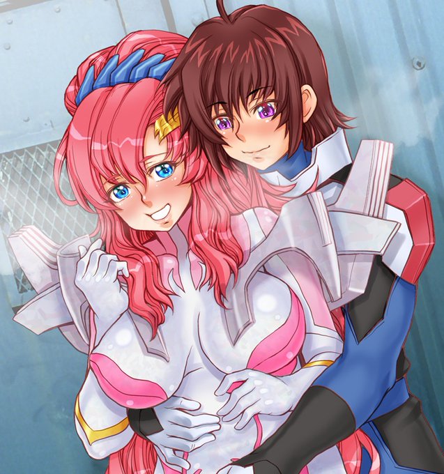 skeb納品しました～ (*'∇`)ノ♪

ガンダムSEEDのラクスさんとヤマトくん、第6弾〜
  (*'∇`)ノ♪   

 今回は一般絵です♪ 