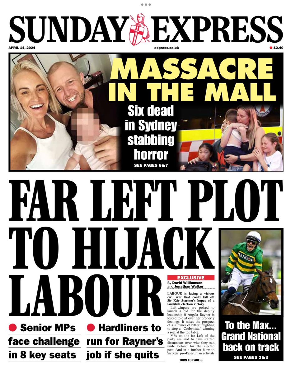 Introducing #TomorrowsPapersToday from: #SundayExpress Far leftnplot to hijack Labour Check out tscnewschannel.com/the-press-room… for a full range of newspapers. #journorequest #newspaper #buyapaper #news #buyanewspaper
