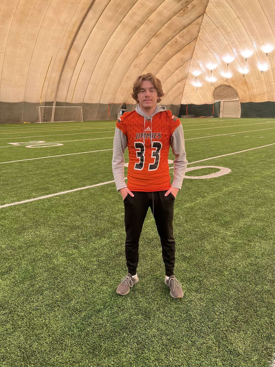 Thanks <a href="/JimmieFootball/">Jamestown Football</a> for the junior day invite and experience, had a great time! <a href="/Coach_Mistro/">Brian Mistro</a> <a href="/CoachZim_UJ/">Josh Zimmer</a>