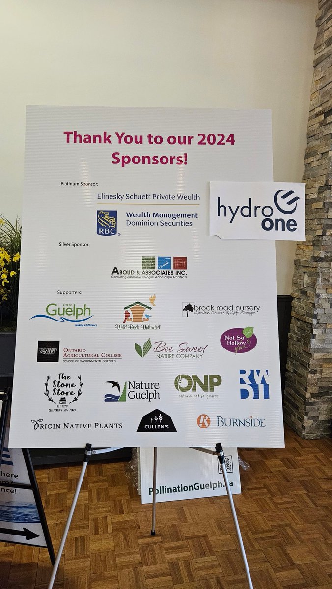 PollinateGuelph's tweet photo. A big thank you to our volunteer Board of Directors, the Victoria Park East Golf Club, and especially all our sponsors, for making our 2024 Pollination Guelph Symposium a success. Visit https://t.co/ijsbPD1vjF to learn more about our work! #PGEvents https://t.co/BSpoi60HPi