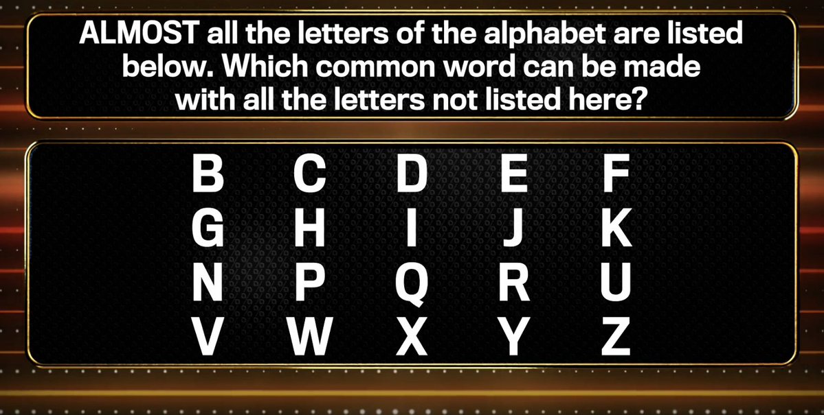 So many letters, not enough time! Did anyone get this right? 🤔 #The1PercentClub