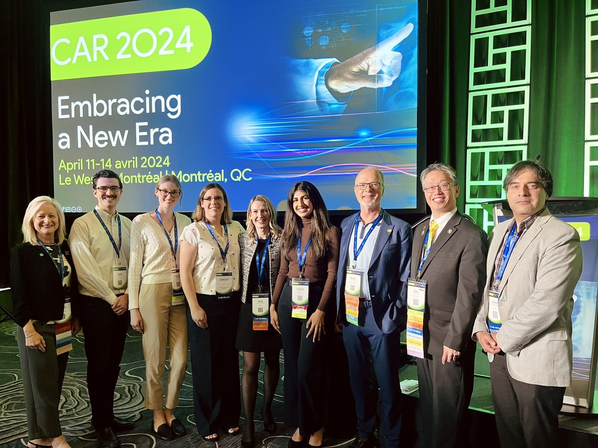 Grateful for the opportunity to co-chair the @CARadiologists environmental sustainably working group with my wonderful friend @mjbrownmd and the privilege of working with the entire team 🙏🏻🇨🇦 @Emil_LeeMD @brucebforster @HayleyAMcKee @DrAlisonHarris @epi_rad @kielar_ania #CAR2024