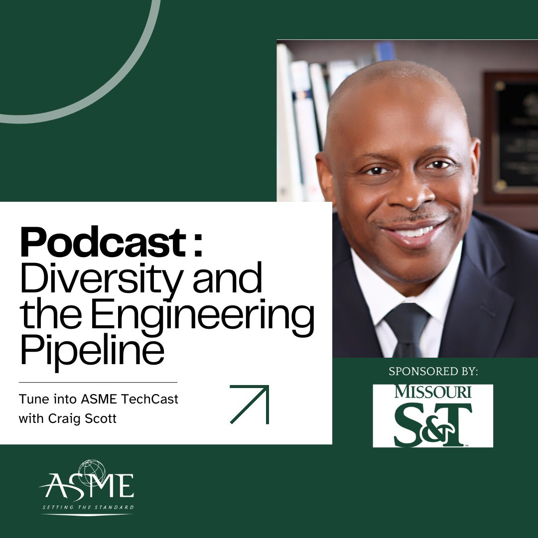 Hear from Craig Scott, @MorganStateU professor, on the importance of diversifying the mix of engineering graduates to include more underrepresented groups: asme.org/topics-resourc…

#sponsoredcontent
@MissouriSandT