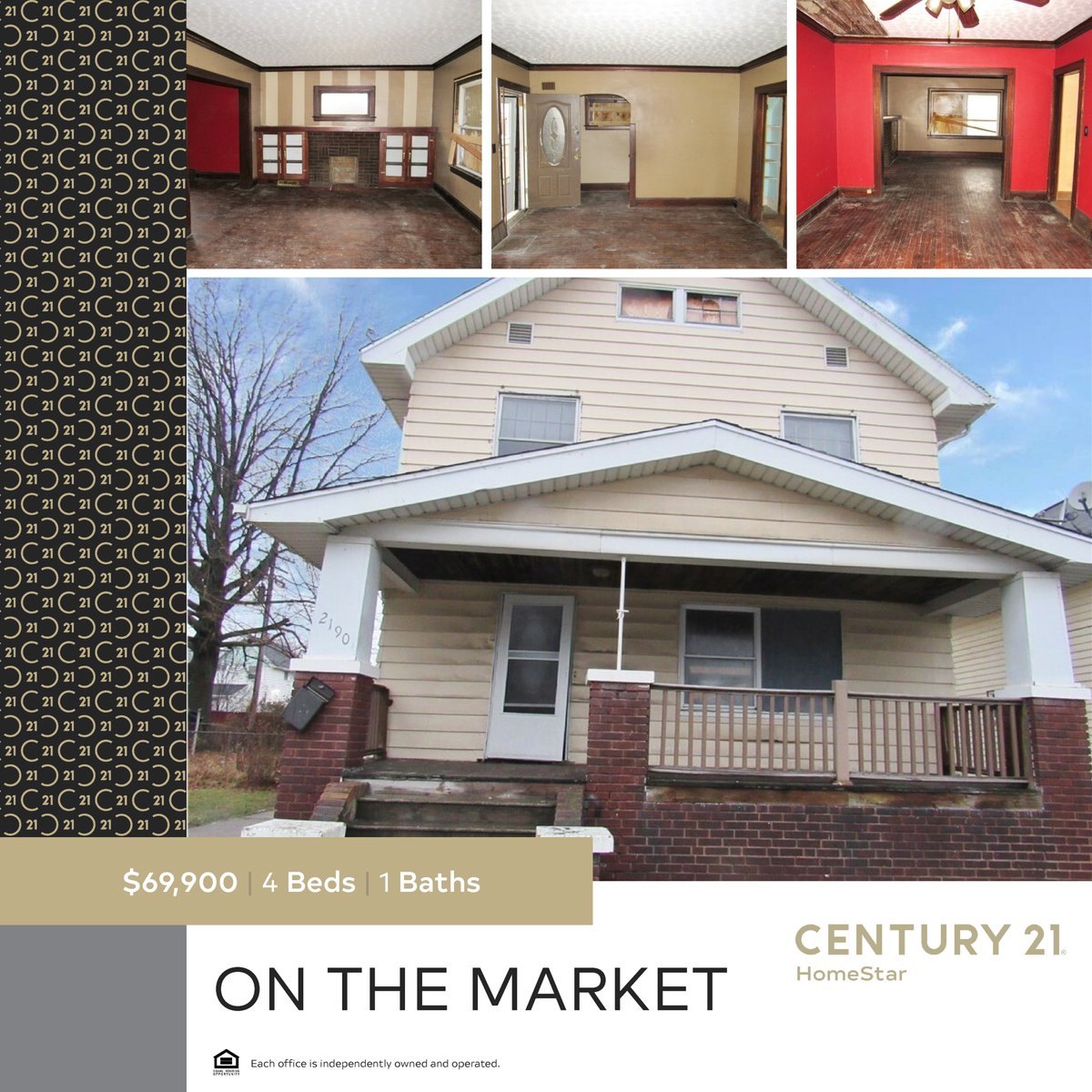 This diamond in the rough came back on the market due to no fault of the seller.  On Cleveland's West side!  Great opportunity!

#investmentproperty #fixerupper #homeforsale #cleveland #sellersagent #letusbringyouhome