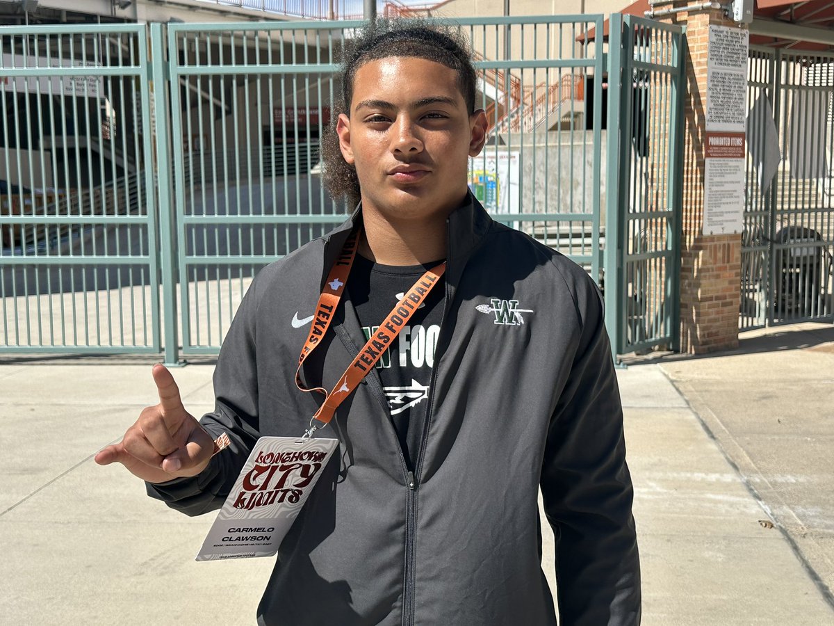 2027 Waxahachie EDGE @MeloClawson21 on his Texas visit #hookem