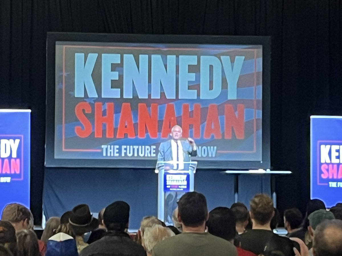 The RFK campaign says it’s gathered enough signatures to appear on the ballot in Iowa. Prior to RFK’s remarks, the campaign organized the crowd into a “nominating convention” to draft Kennedy and Nicole Shanahan to represent the We The People Party on the state’s ballot.