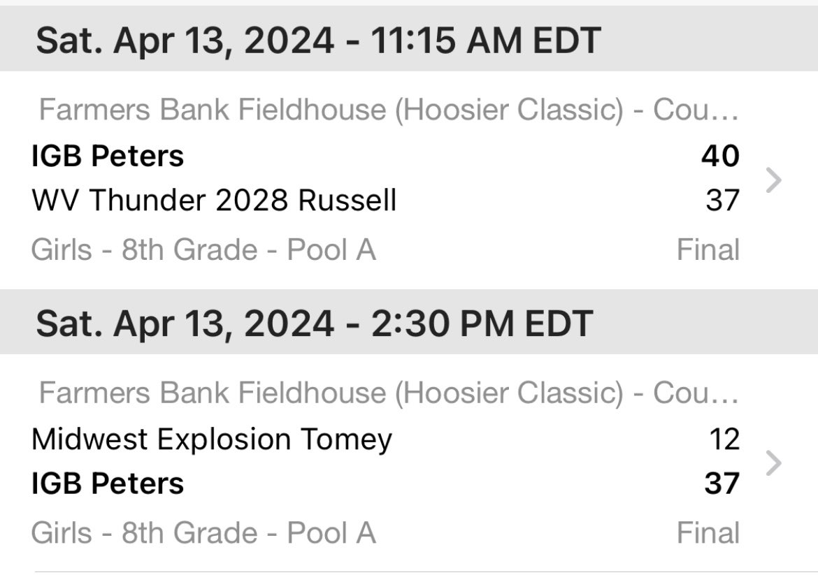 IGB2028Peters's tweet photo. Finished 2-0 on the day! 💪🏼 https://t.co/gKVzIrwp74