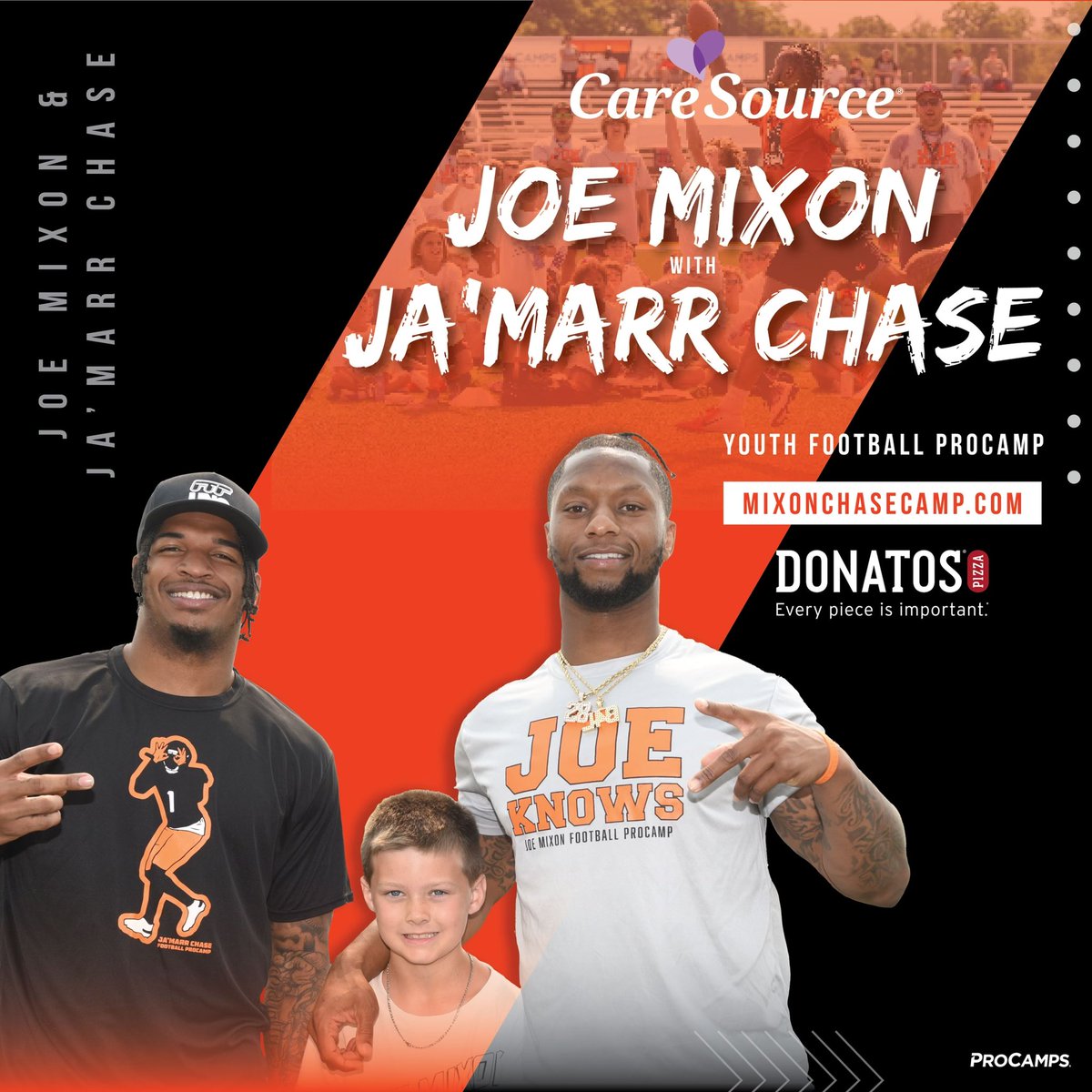 Running it back with my Luhh brudda @Real10jayy__ for my annual @CareSource youth football @ProCamps! 🔥Come griddy with us! Spots are filling fast! Secure yours now at MixonChaseCamp.com 🔒 #WHODEY