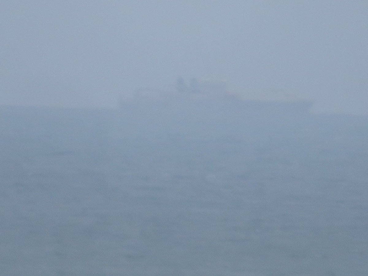 AlasdairGordon1's tweet photo. .@padstowharbour @PolruanPilot @lt_hornblower @HE_Maritime @beauty_cornwall @Cornish_Review @Cornwall_Today The US flaged cable laying ship, Decisive has been anchored off Polzeath for much of the day. a long way out, on horizon #Ship #maritime #CableLaying #Polzeath #Cornwall https://t.co/zeirT0d1WQ