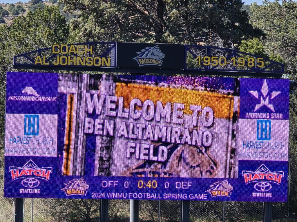 Had a great time on my visit to @WNMUFootball and watching the spring game today. Thank to @Clydelogan21 for the invite, it was great talking to you again. Can’t wait to be back out here again. #GoMustangs @coach_bhickman @CoachJamesLee_ @Diego_Marquez95 @NextLevelKick1…