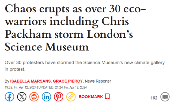 How media use misleading language to demonise protesters We did not 'storm' the museum, we walked in peacefully as visitors 'Chaos' did not 'erupt' We were not 'armed' with placards, we were holding them