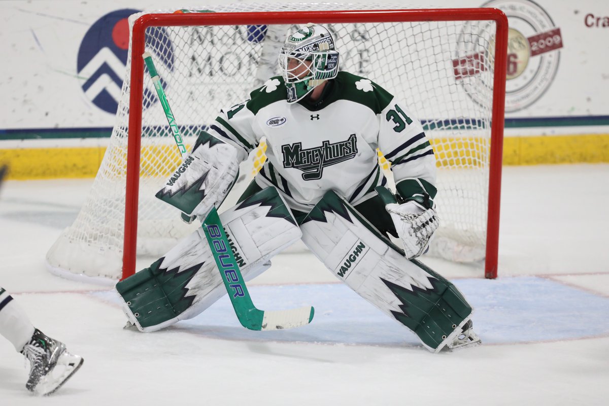 Former Laker Wins Mike Richter Award 📝: bit.ly/3TW89GL #HurstAthletics