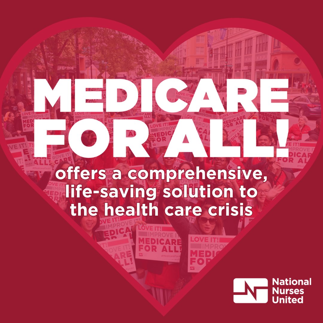 Say it with us: The time for single-payer health care is now! ❤️