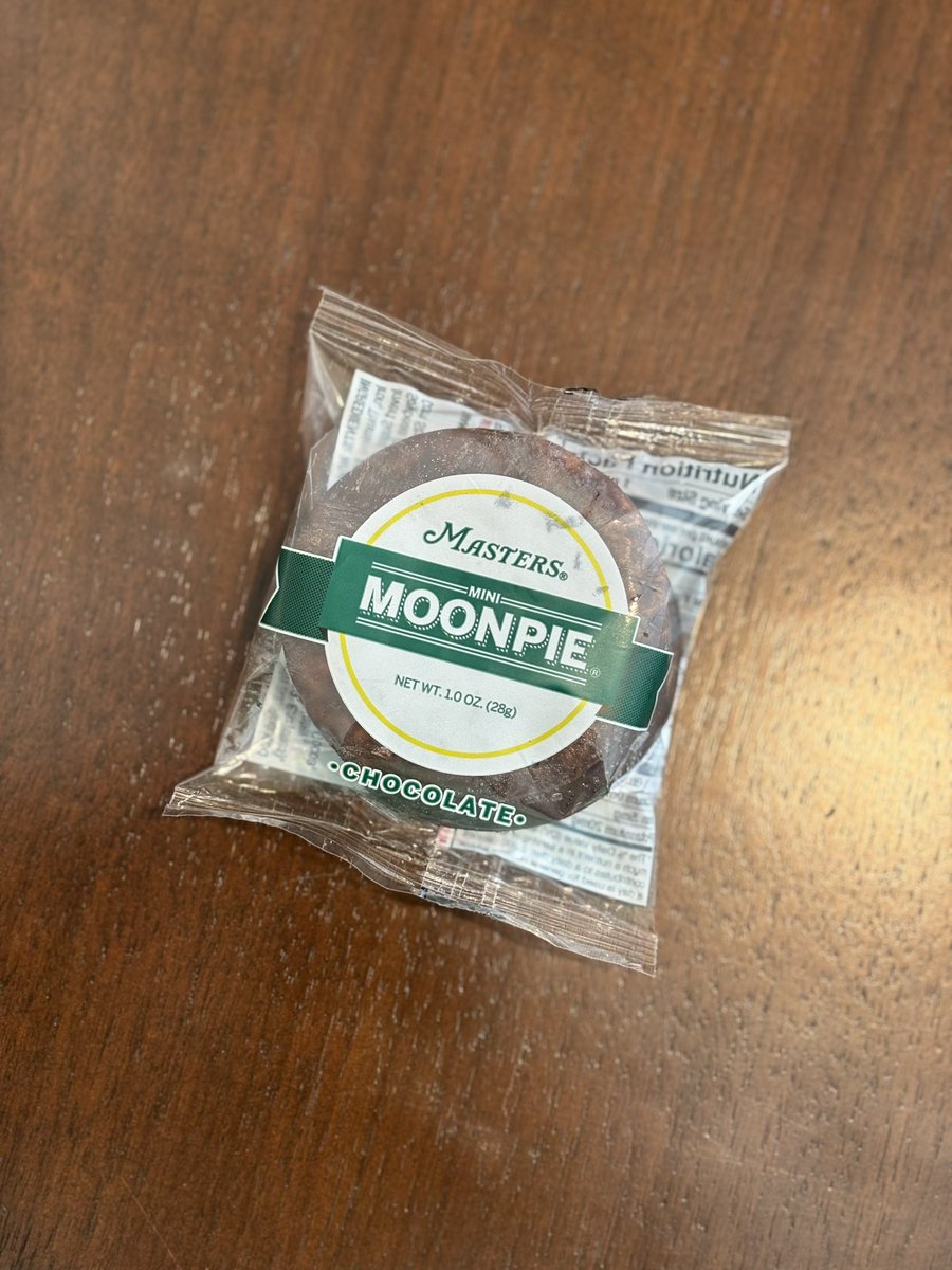 .@MoonPie x @TheMasters. Southern power couple.