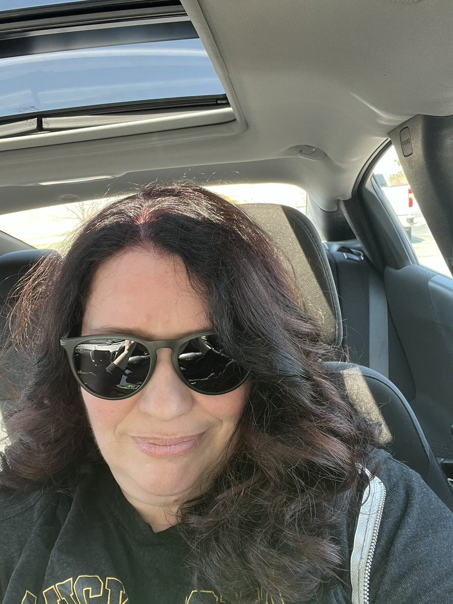 Got my hair done did. AND my new sunglasses are here.