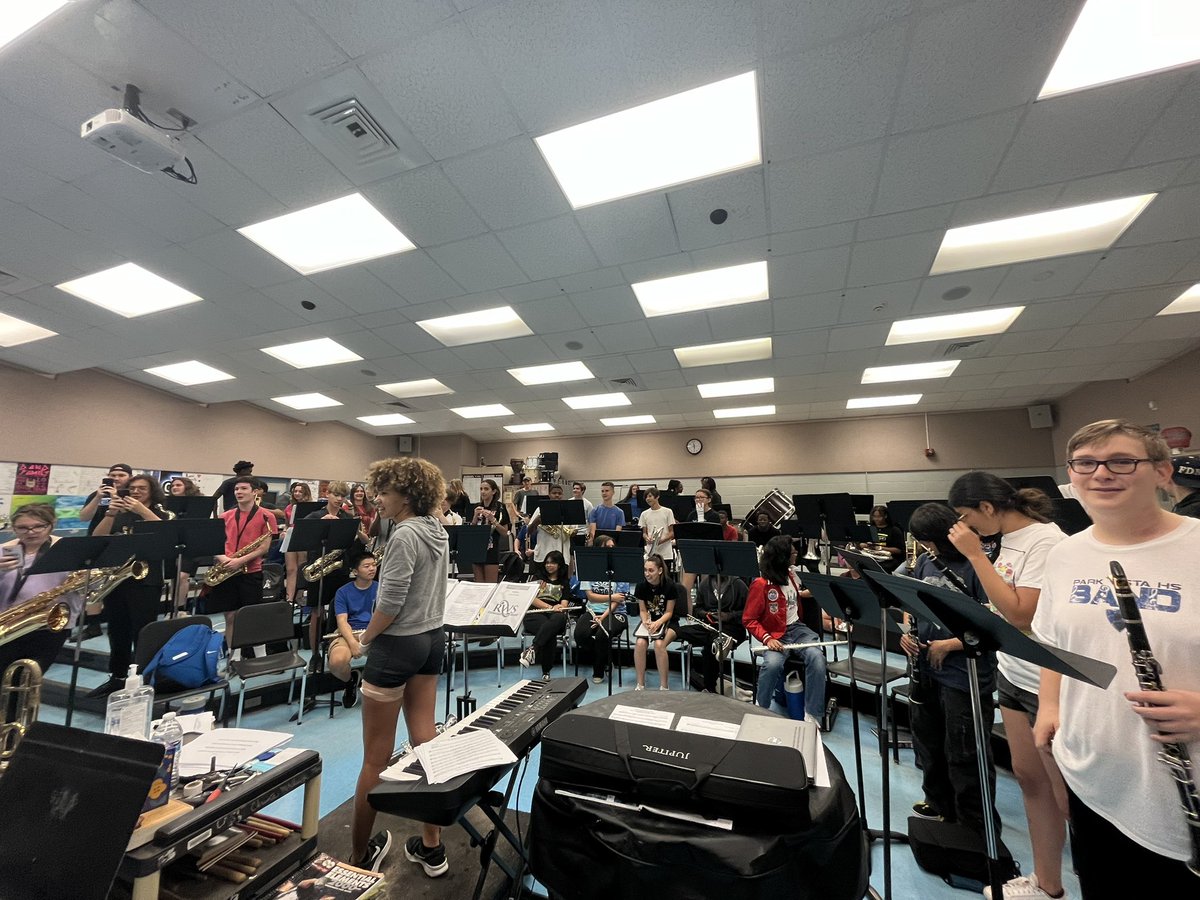 Here we go! The first sounds with (some of) the 2024 Striking Cobra Marching Band! Thanks to @CMMSPrincipal and Mr. Norman for graciously letting us use the CMMS campus today for our first X-Camp of the season! All the students had a blast - our 2024 band is going to be AWESOME!!