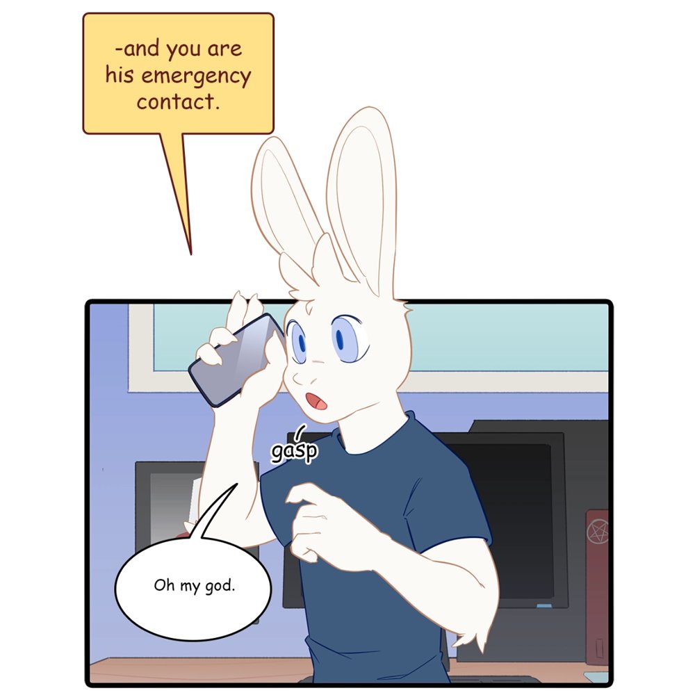 Herutastic's tweet photo. 🌟NEW EP IS OUT!🌟

LEON IS HURT?! ⁉️
Sky, you better call someone! 🐰

Read the full episode FREE on our site! 

You can also read 2 extra episodes by joining our P**TR**N! https://t.co/QTgqN7WNpc